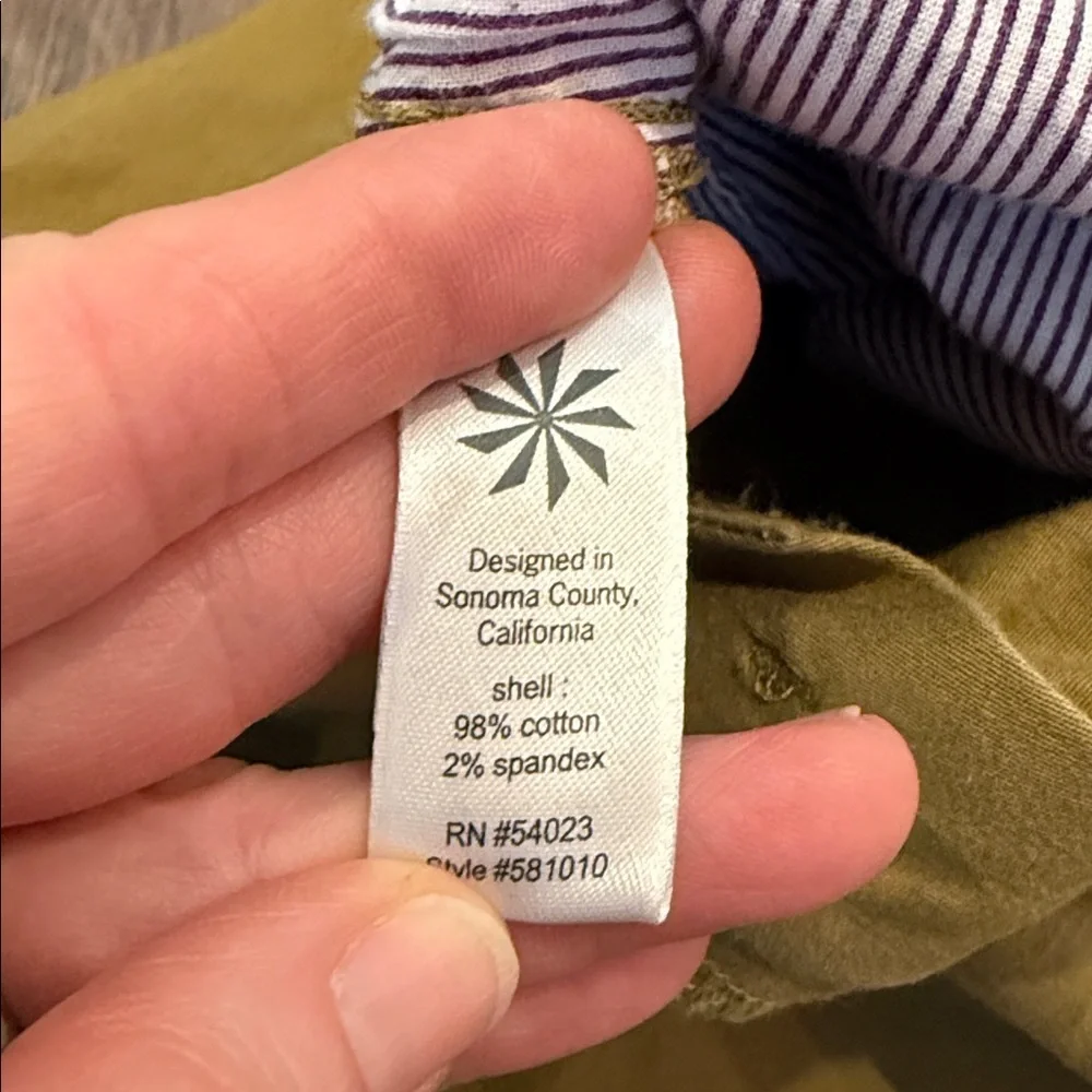Athleta Hillcrest Green Moss Capri Size 16